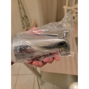 SENTO Silver Universal Bathroom Tub Spout with Diverter Heavy Duty Durable Me...